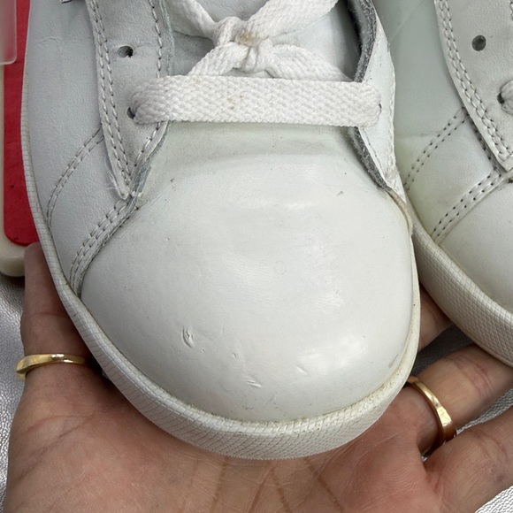 (T0) Protege men's white leather sneakers, size 9,low-cut.Casual,comfortable - Picture 6 of 15